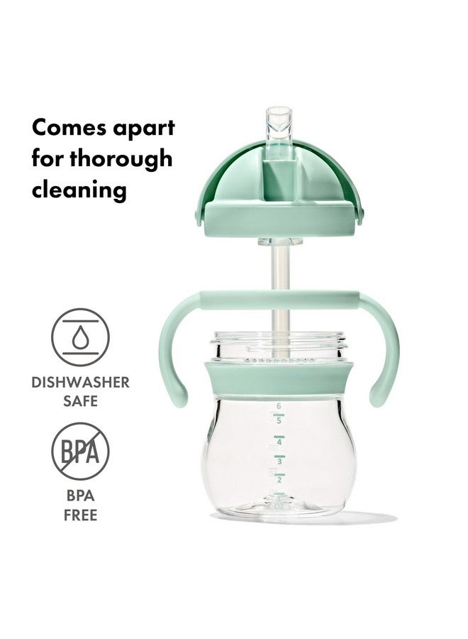 OXO Tot Transitions Straw Cup with Removable Handles - 6 oz. - Opal - Image 3