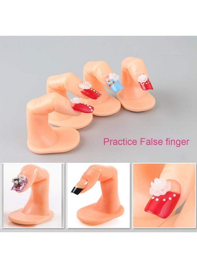 Ruby Face Rubyface Nail Art Practice Finger, Nails Art Training Fingers - Without Nails, Nail Decoration Training Fingers for Nail Art Beginners, Display Decoration Tools 10 - Pcs - Image 5