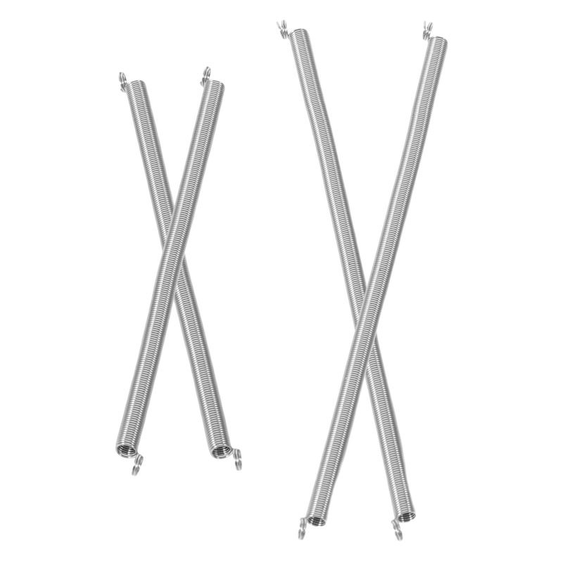 4Pcs Stainless Steel Tension Springs with Double Hooks for Stapler Repair and Crafting - Image 4