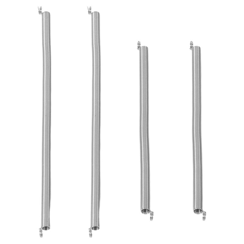 4Pcs Stainless Steel Tension Springs with Double Hooks for Stapler Repair and Crafting - Image 1