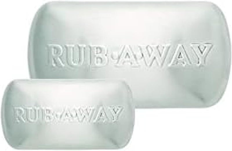 Amco Rub Away Bar, Stainless Steel Odor Absorber (2-Piece) - Dishwasher Safe Kitchen & Outdoor Essential for Garlic, Onion, Fishing, Hiking Odors - Natural Odor Remover (Mini & Standard Size) - Image 1