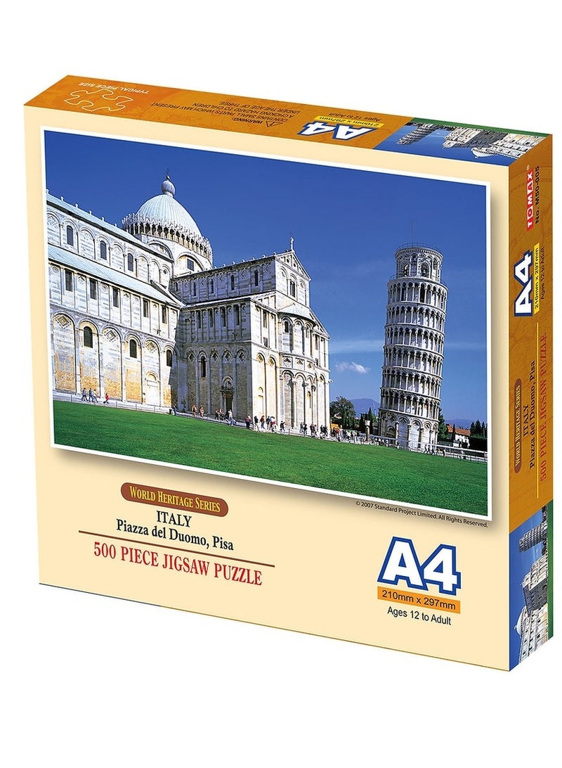 توماكس بازل صغير لإيطاليا ساحة ديل دومو في بيزا 500 قطعة - M50-005 - Image 1