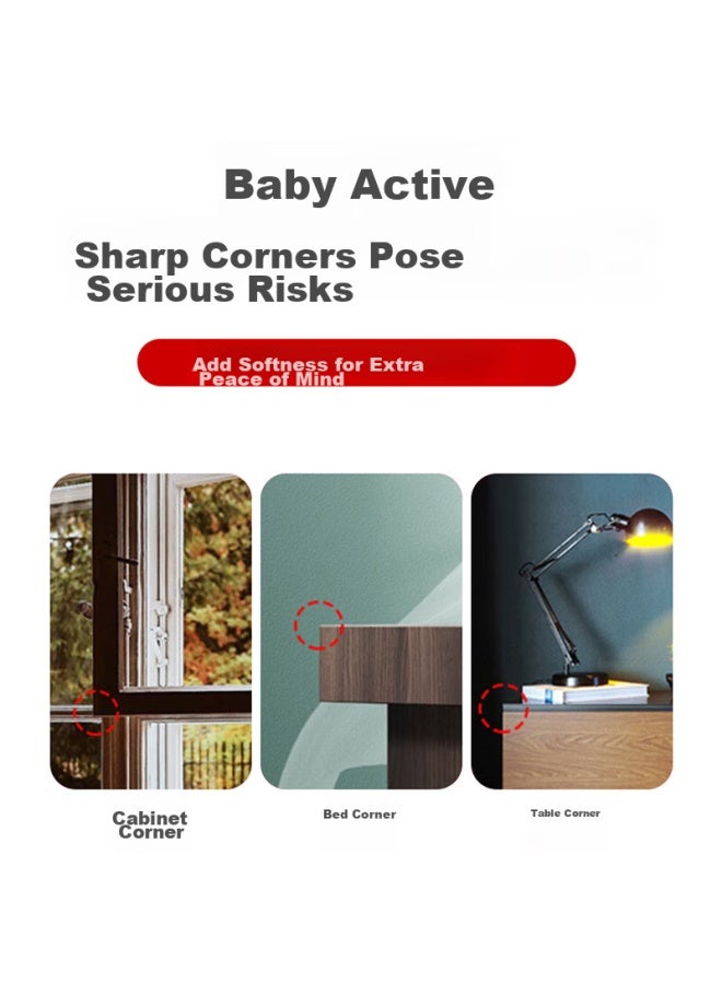 9i9 Baby Corner Guards, Child Safety Edge Protectors, Anti-collision Furniture Corner Protectors, L-shaped, 16 Pieces - Image 4