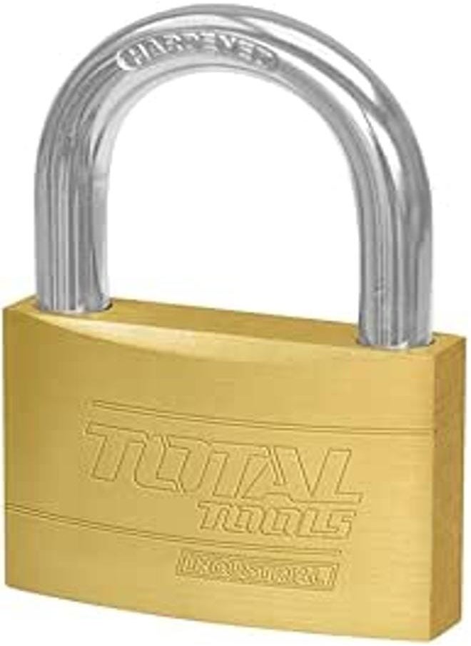 TOTAL Total Brass Padlock 60 Premium Quick Service 234G  Tlk32603  - Image 1
