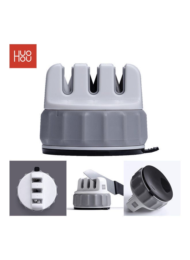 NIBEMINENT Premium Quality Knife Sharpener White 10x8x10cm  - Image 1
