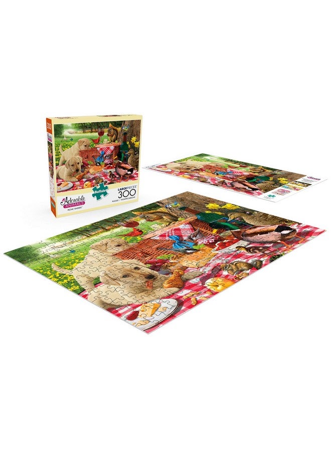 بافلو جايمز ألعاب الجاموس - ستيف ريد - غزاة النزهة - أحجية الصور المقطوعة الكبيرة للبالغين - أحجية صعبة مثالية لأمسيات اللعب - الحجم النهائي 21.25 × 15.00 - Image 3