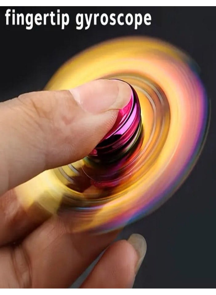 لعبة فيدجيت سبينر من سبائك الزنك الفاخرة بتصميم برج إيفل الملون - لعبة يدوية متينة وقابلة للحمل للاسترخاء، مثالية للمكتب والترفيه وأعياد الميلاد والهدايا - Image 2