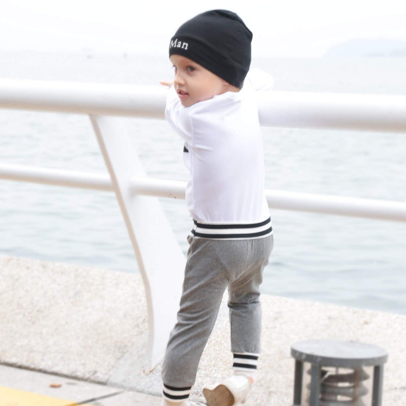 Renotemy Infant Baby Clothes Boy Long Sleeve Outfit New to The Crew Outfits Baby Boy Clothes 3-6 Months White - Image 3