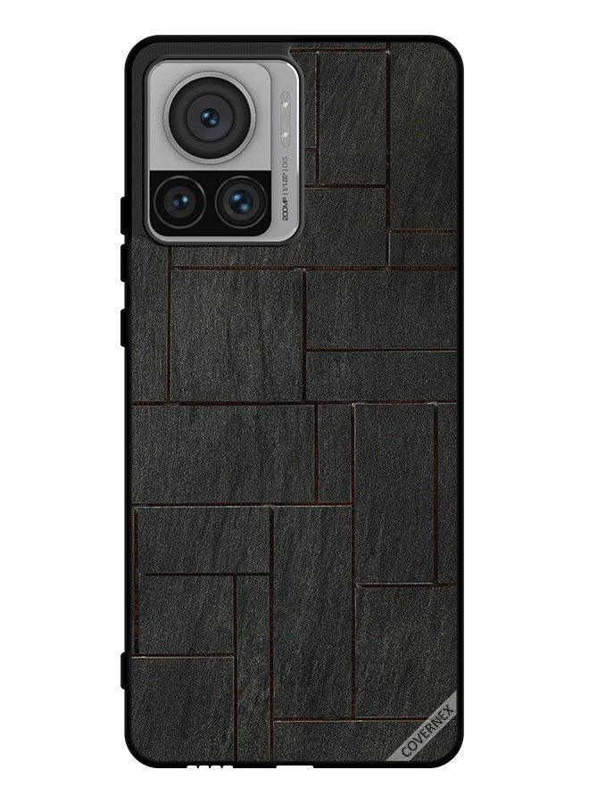 Covernex Protective Case Cover For Motorola Edge 30 Ultra Stones Wall Pattern - Image 1