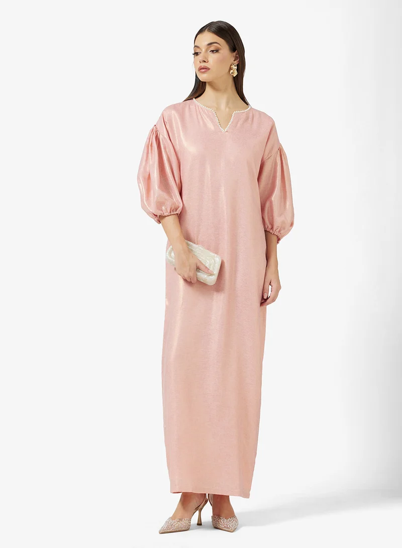 SINOIR Elegant Lace MOP Dress