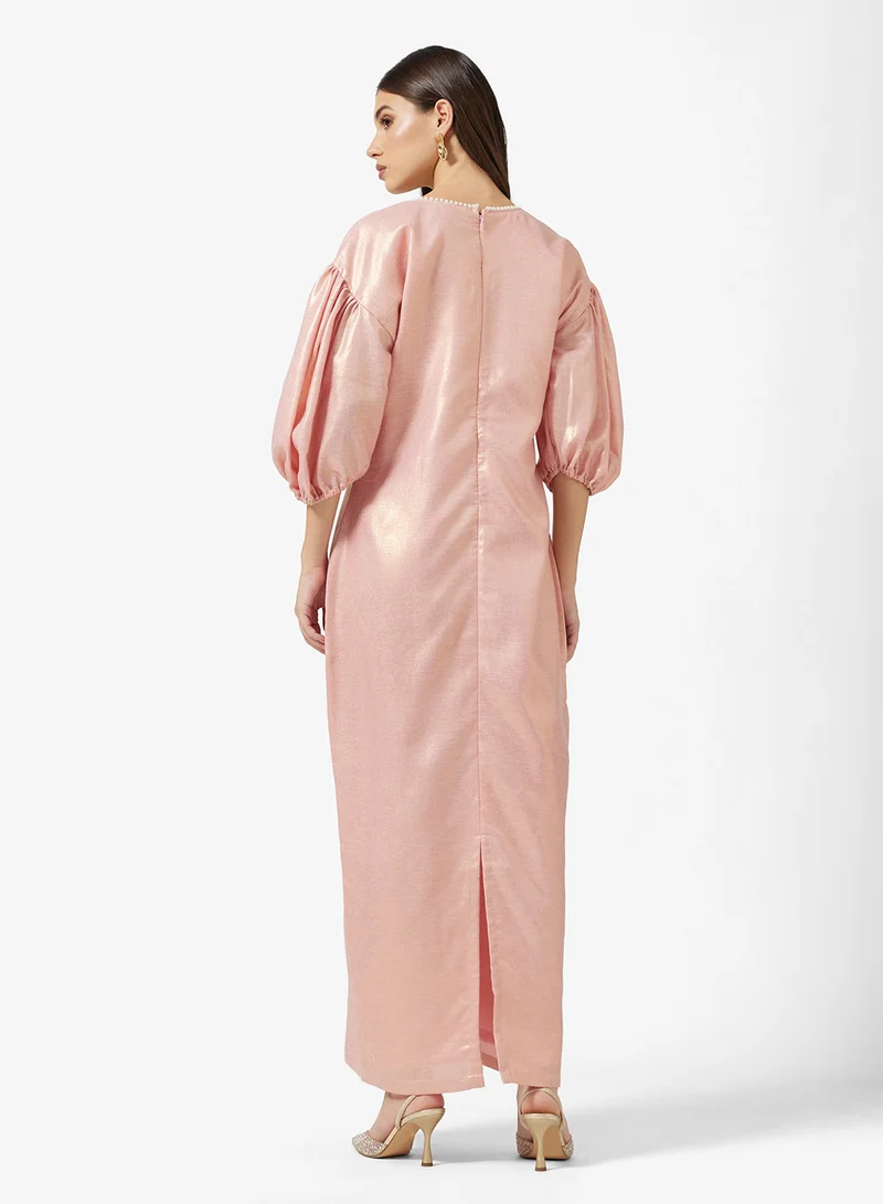 SINOIR Elegant Lace MOP Dress