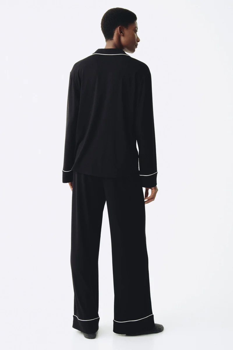 H&M  MAMA Piping-detail pyjamas for Women | Best Price UAE