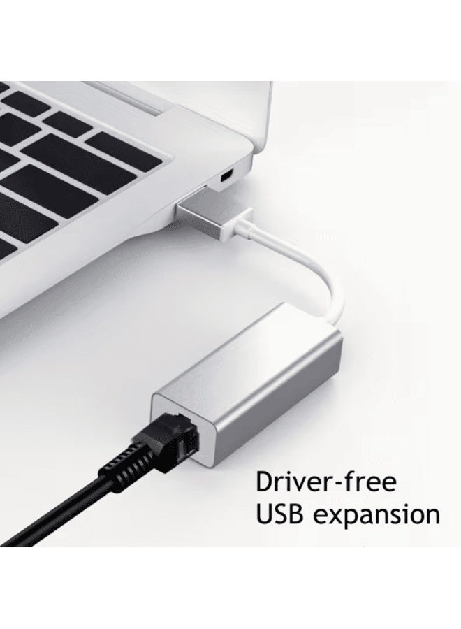 USB 3.0 Ethernet Adapter USB to RJ45 Network 1000Mbps Gigabit LAN Ethernet Internet Adapter Compatible with MacBook, PC, Switch, Surface, Chromebook, Windows 11/10/8.1/8/7, MAC OS, IOS, Linux - Image 2