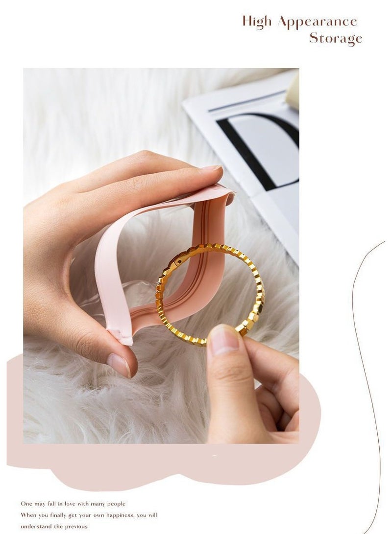 20pcs EVA Jewelry Storage Bags - Sealed, Anti-Oxidation Pouches for Earrings, Rings, Necklaces & Bracelets - Perfect for Travel & Gift Packaging, Pink, Travel Jewelry Organizer|Pink Storage Bags|Secure Closure Bags, Jewelry Organizer Bags - Image 3