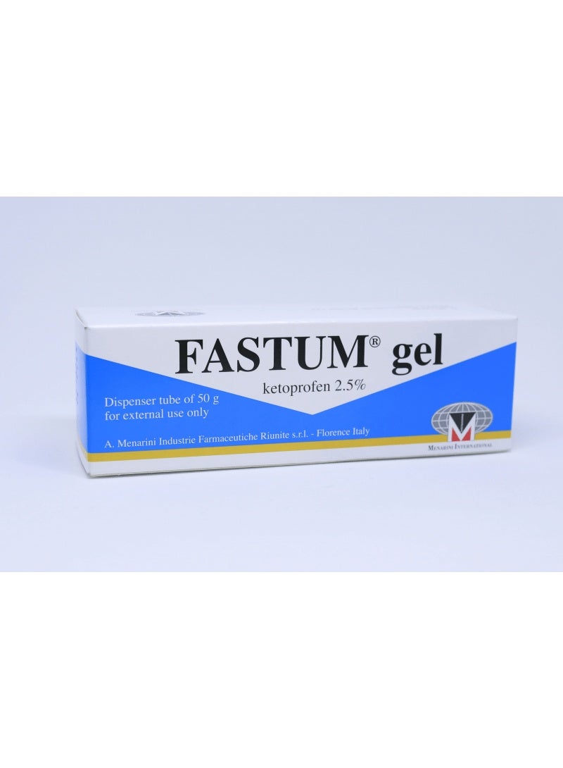 Fastum Gel Ketoprofen 2.5% Topical Anti-Inflammatory Pain Relief Gel 50g