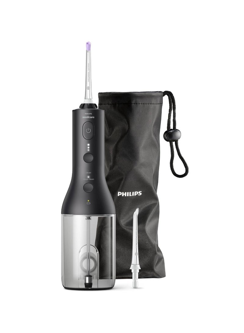 PHILIPS SONICARE Philips Sonicare Cordless Power Flosser 3000,Black, HX3826/33 Certified UAE 3 Pin - Image 2