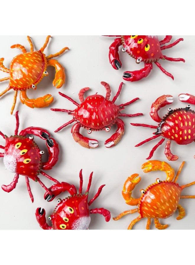Cute Realistic Crab-Shaped Refrigerator Magnet With Movable Limbs, Painted Refrigerator Magnet, Home Decoration - Image 3