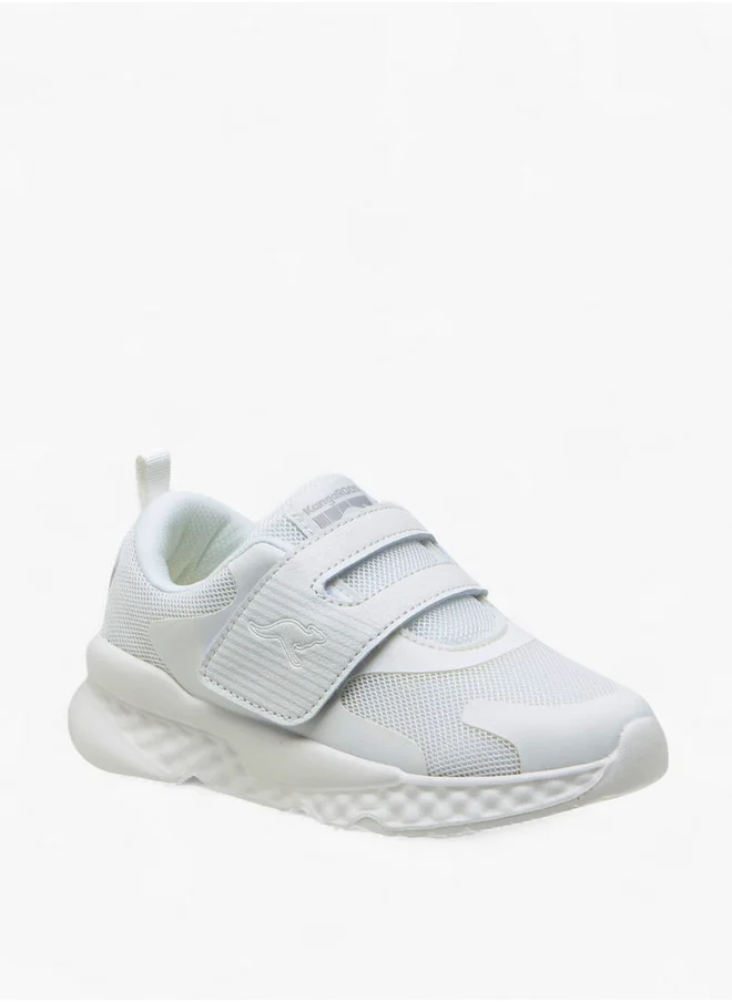 كانغاروس Boys Kids' Panelled School Shoes with Hook and Loop Closure