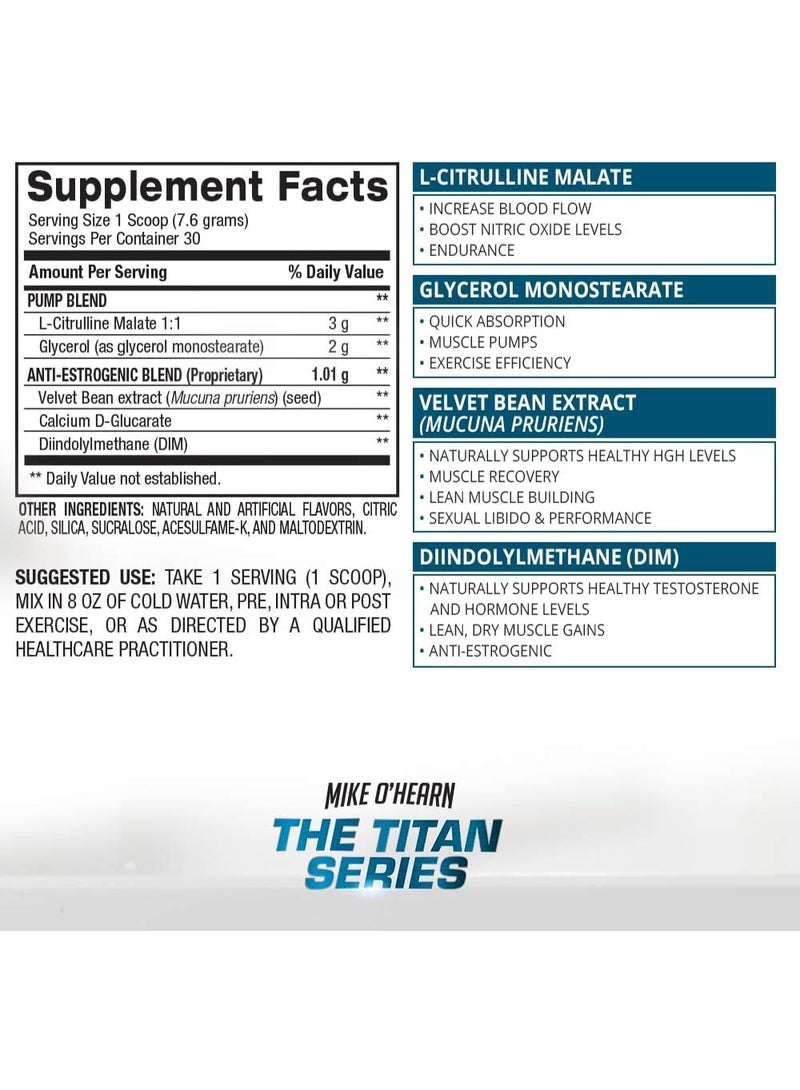 BPI Sports Pump Formula - Mike O’Hearn Titan Series Cotton Candy, 30 Servings - Image 4