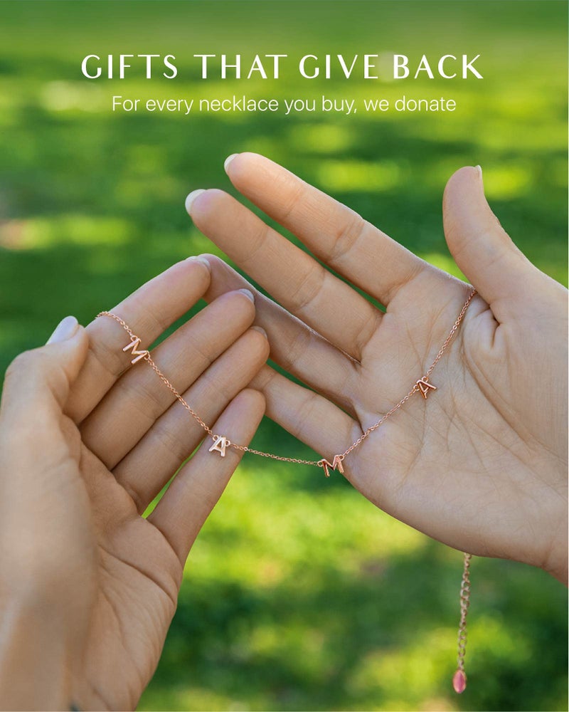 Benevolence LA Womens, Mama Necklace Dainty Necklace, 14k Gold Dipped Necklaces, Gifts for Mom | Gold Necklace, Mom Necklace, Necklaces for Mom, Travel Accessories, Designed in California - Image 3