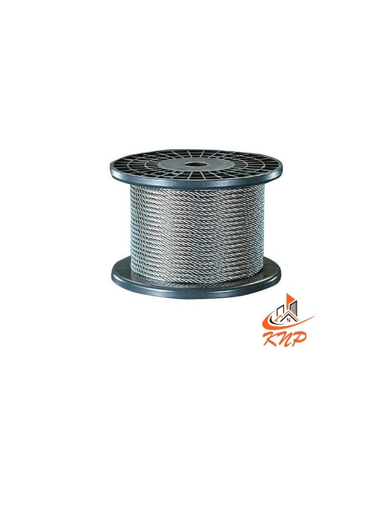 KNP Galvanised Steel Wire Rope - 100 Meter 6mm  - Image 1