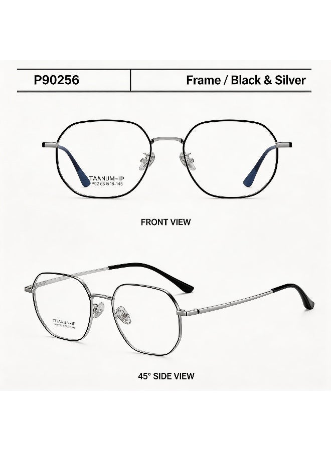 PUKCLAR Reading Glasses Non-Prescription Pure Titanium Frame Lightweight Adjustable Nose Pads Business Fashion Eyewear Men Women - Image 2