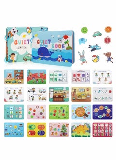 Y&D Quiet Book for Toddlers, Activity Toys Early Learning Toy Kids, Sensory Education Preschool -- Best Gifts Boys and Girls Aged 2 3 4 5 6 (2 Pack)  - Image 1