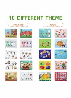 Y&D Quiet Book for Toddlers, Activity Toys Early Learning Toy Kids, Sensory Education Preschool -- Best Gifts Boys and Girls Aged 2 3 4 5 6 (2 Pack)  - Image 2