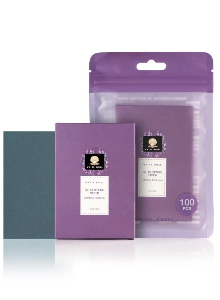 وايت شيل ورق امتصاص الدهون من وايت شل - 100قطعة - Image 1