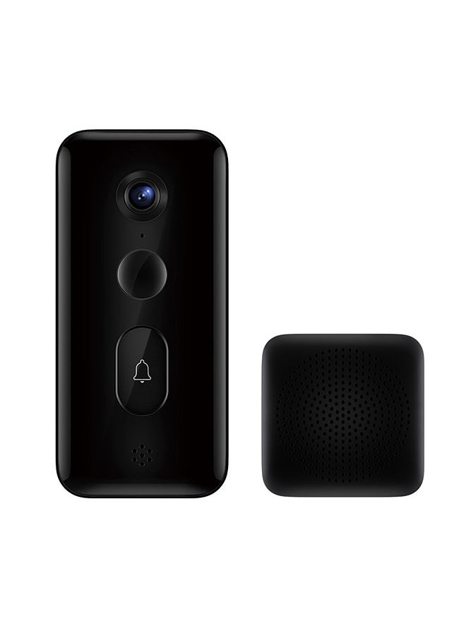 Xiaomi Smart Doorbell, 3 Home Wireless Security Camera, 2K Ultra-clear Infrared Night Vision, 180° Wide View, Two-way Audio Phone Alerts, for Real-time Supervision  - Image 1