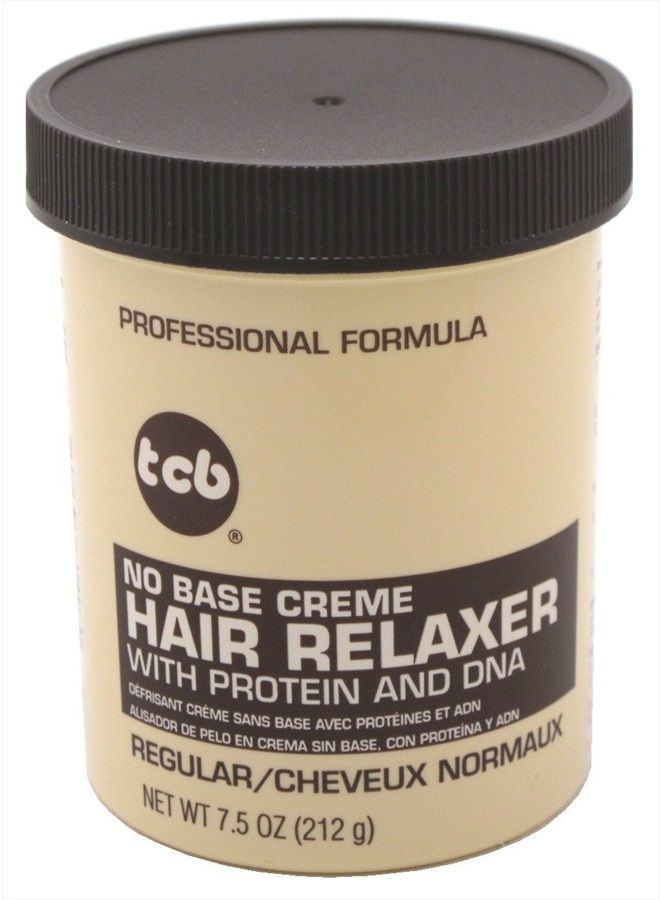 TCB No Base Hair Relaxer Creme Regular, 7.5 Ounce - Image 1