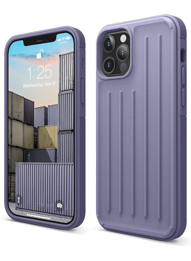 Elago Armor Case For Iphone 12 Pro 6.1 Inch Lavender Grey - Image 1