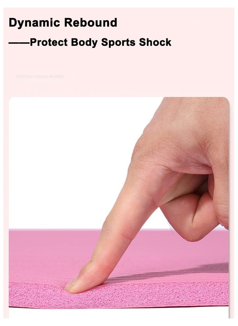 QSHOP - Ultimate Premium Non-Slip 10mm Yoga Mat with Attachment Pouch Perfect for High Intensity Interval Training, Pilates, Yoga and Many Other Home Workouts from QShop®️ - Image 1