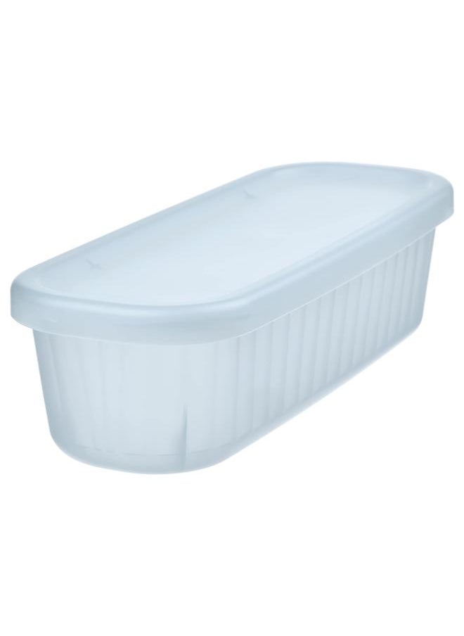 Generic Storage box with lid, transparent grey-blue, 9x24x7 cm/0.5 l  - Image 1