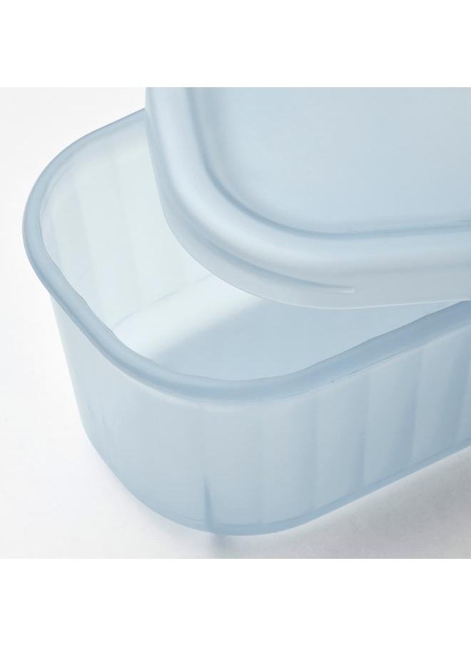 Generic Storage box with lid, transparent grey-blue, 9x24x7 cm/0.5 l  - Image 5