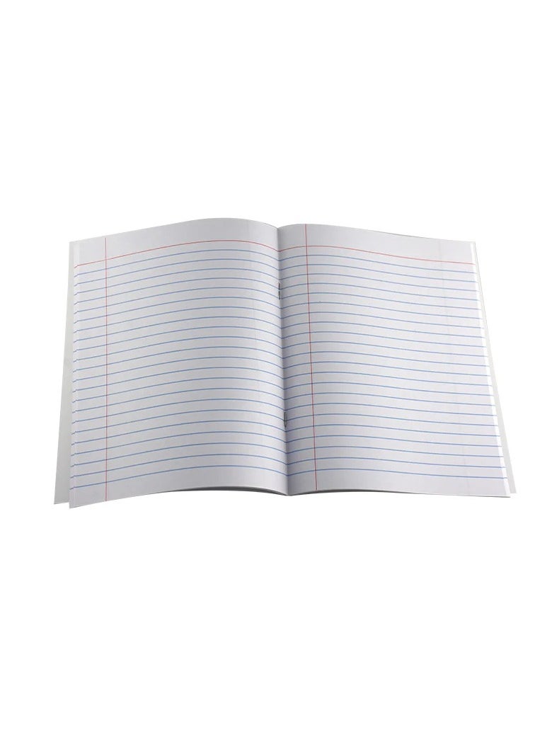 Navneet - 5-Piece 200-Page A5 Single Line Exercise Book With Violet PVC Cover - Image 1