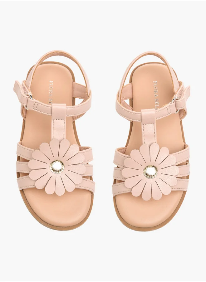 فلورا بيلا من شو إكسبرس Applique Detail Sandals with Hook and Loop Closure