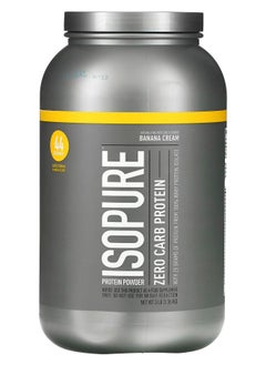 Zero Carb Protein Powder Banana Cream 3 lbs (1.36 kg)