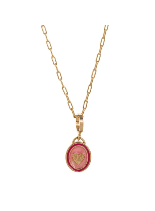Valentina Heart Enamel Necklace