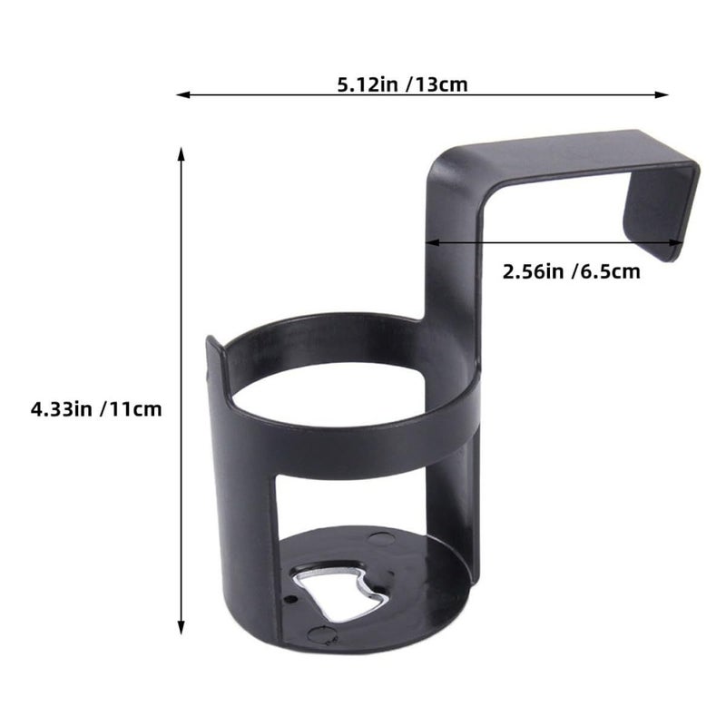 5pcs Plastic Cup Holder For Car Hanging Storage Beverage Drink Organizer Universal Rear Seat Armrest - Image 3