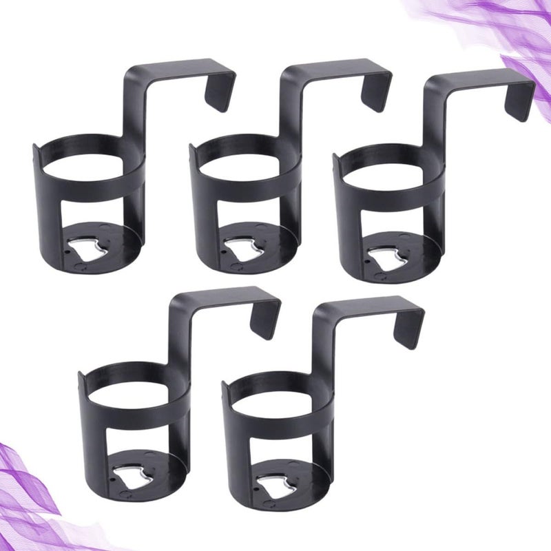 5pcs Plastic Cup Holder For Car Hanging Storage Beverage Drink Organizer Universal Rear Seat Armrest - Image 5