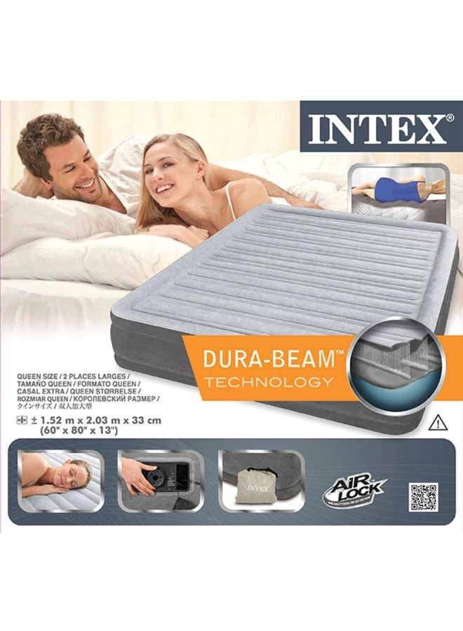 INTEX Dura Beam Plus Series Comfort Plush fiber Multicolour Queen - Image 3