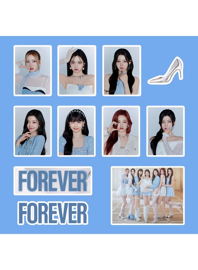 NIBEMINENT 98 Pcs Kpop BABYMONSTER Deco Kit Waterproof Stickers, High Definition Printing Bright Colors, Suitable for Laptop Skateboard Luggage Water Bottle Guitar DIY - Image 2