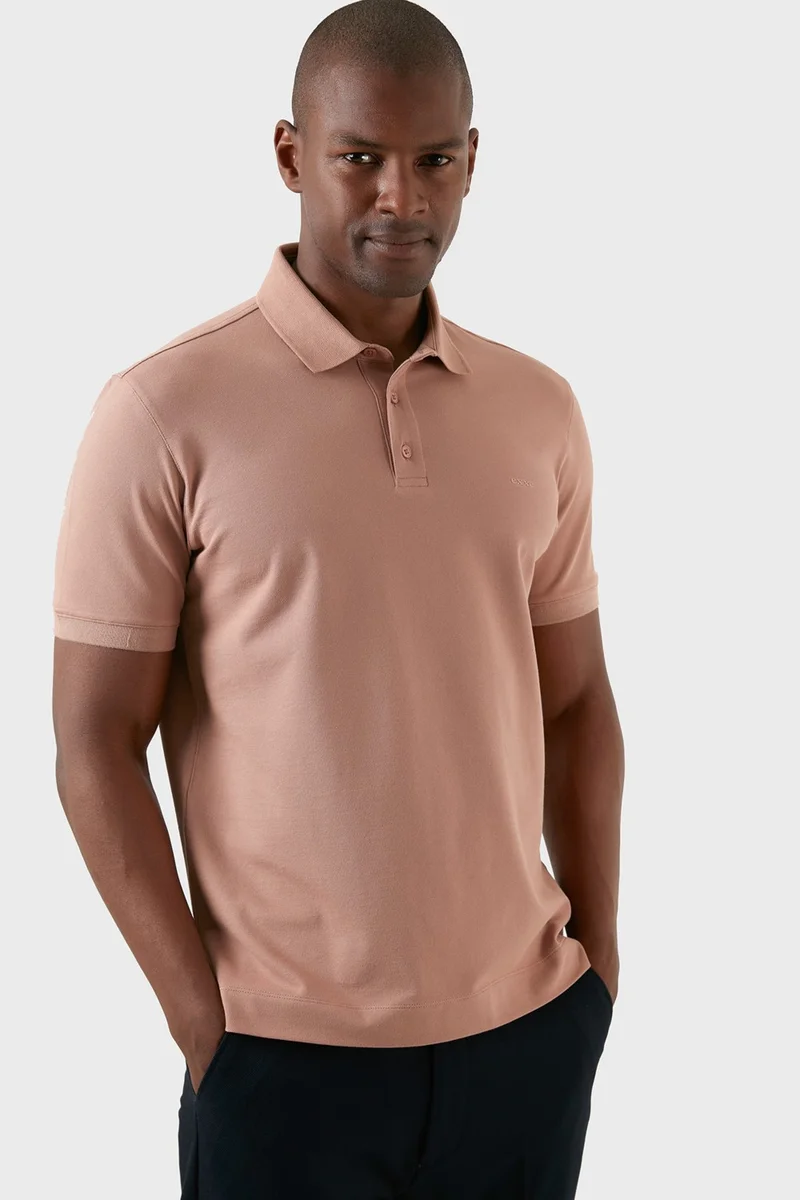 Exxe Cotton Regular Fit Buttoned Polo T Shirt Men's T Shirt EX661D
