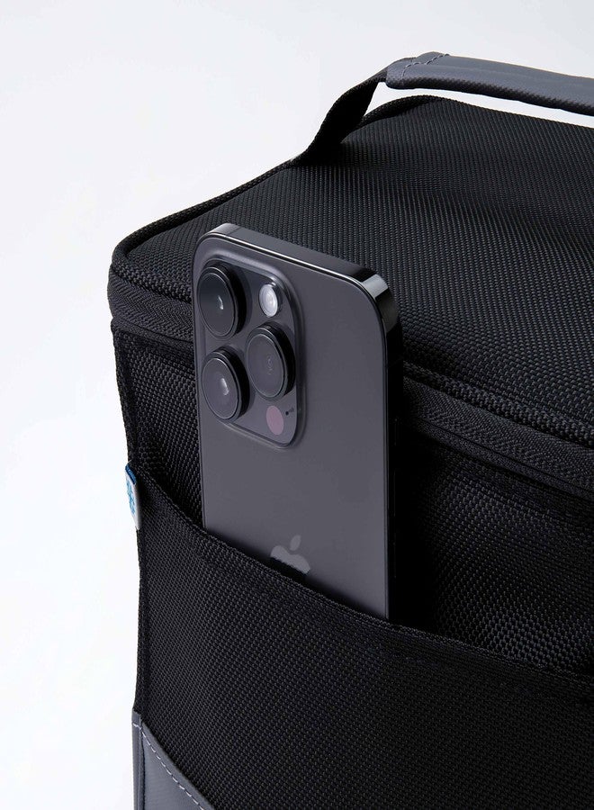 باكيت علبة غداء قابلة للتجميد من باك إت، أسود/رمادي، مصممة بتقنية إيكوفريز+: حماية ثلاثية الطبقات لتبريد مثالي، مع حزام كتف قابل للإزالة، طعام طازج أثناء التنقل - Image 5