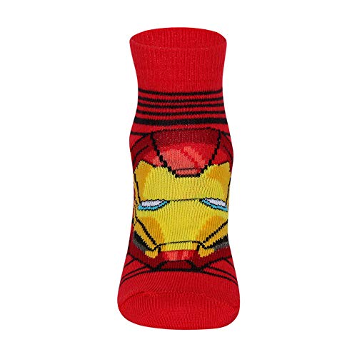 Supersox Ankle Disney Avenger Ankle Length Socks for Kids, Made with Breathable, Anti Odour & Moisture Absorbent Combed Cotton with a Extra Durable Welt, Ideal For All Day Wear (Pack Of 5), Assorted - Image 3
