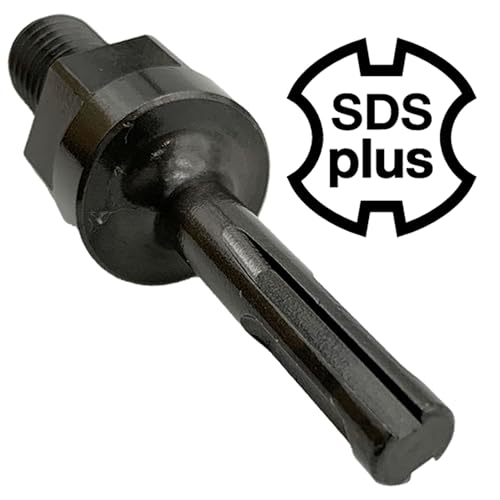 EDiamondTools 5/8"-11 Male to SDS Plus Core Drill Adapter for Core Bits. Heat-treated steel with high strength for longer durability. - Image 2