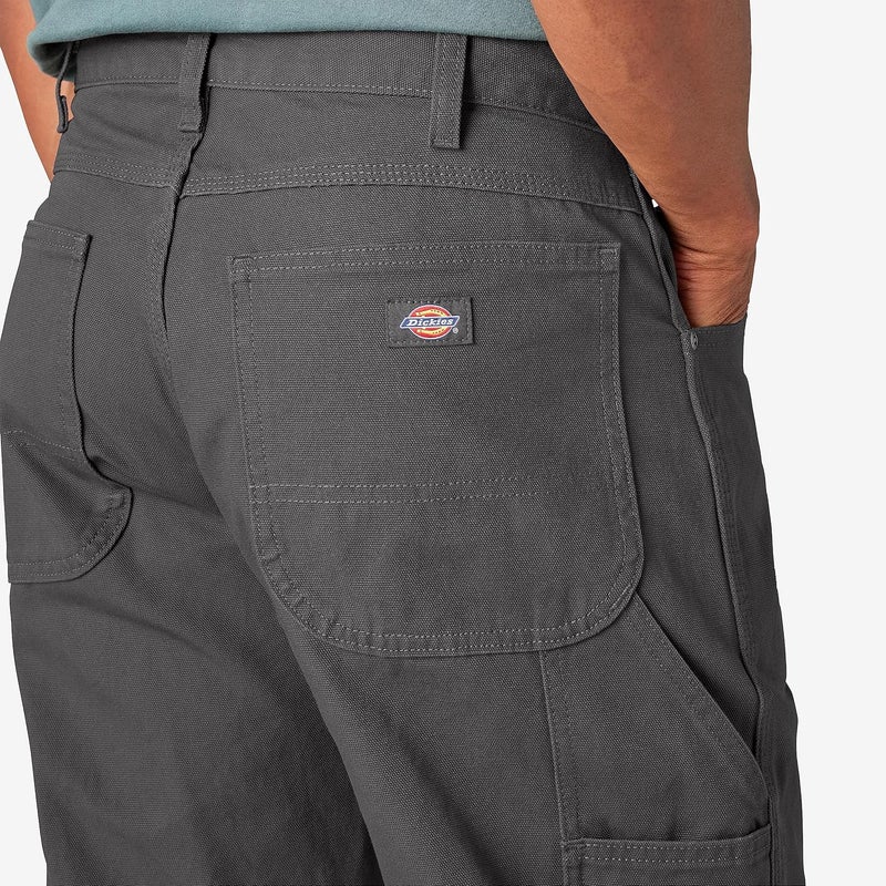 Dickies Men's Relaxed Fit Straight-Leg Duck Carpenter Jean in Slate - 36W x 32L - Image 4