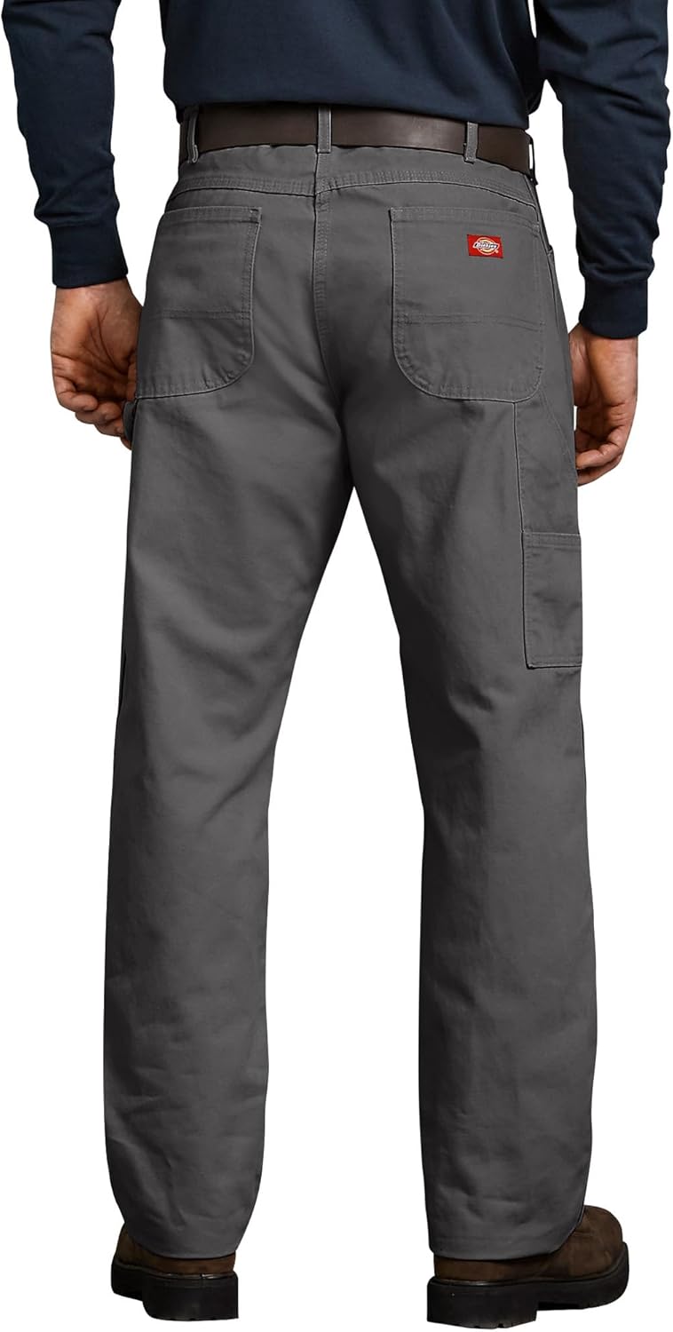 Dickies Men's Relaxed Fit Straight-Leg Duck Carpenter Jean in Slate - 36W x 32L - Image 3