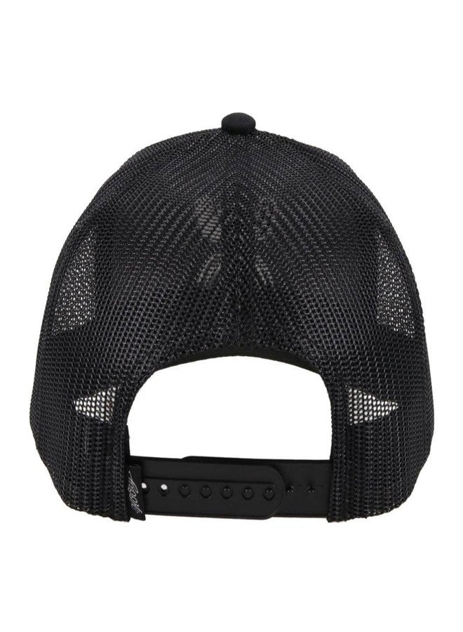 HOOEY Texican Trucker Hat for Men – Adjustable Snapback, Breathable Black Mesh Baseball Cap - Western Trucker Hat for Ranch, Work, & Everyday Wear - One-Size - Black - Image 2